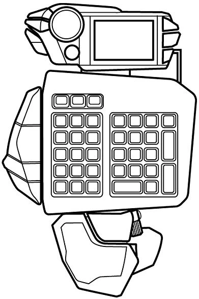 MadCatz S.T.R.I.K.E. 7 Keyboard, USB, DE