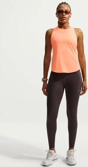 Nike Swift Dri-FIT Laufshirt ärmellos orange pulse (Damen)