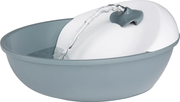 Kerbl Trinkbrunnen Classic Pet Fountain, 1.75l, weiß/grau