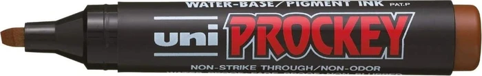 Uni-Ball uni-Prockey PM-126/8 Universalmarker Keilspitze sortiert, 8er-Set, Etui – Bild 9