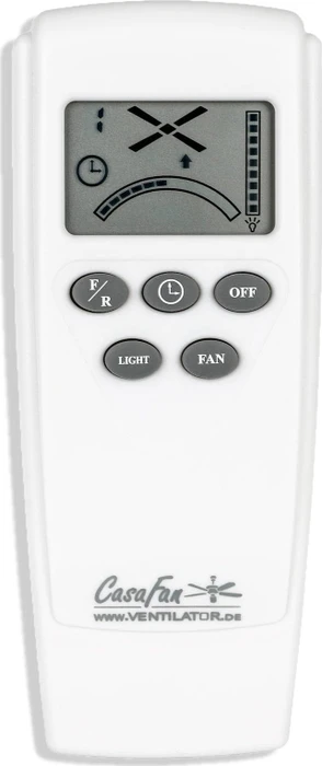 CasaFan Aeroplan Eco BN-WE Deckenventilator chrom/weiß