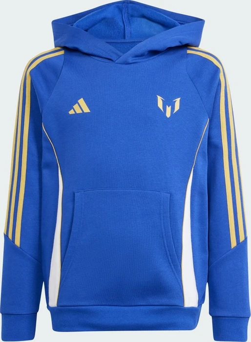 adidas Pitch 2 Street Messi Hoodie semi lucid blue/white (Junior)