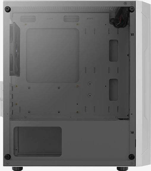AeroCool Trinity Mini White, weiß, Glasfenster