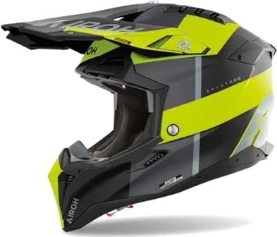 Airoh Aviator 3 Monarch matt gelb/grau
