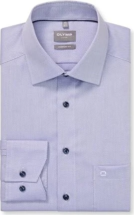 OLYMP Luxor New Kent Comfort Fit Hemd langarm viola (Herren)