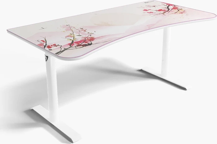 Arozzi Arena Gaming Desk Schreibtisch 160x82cm Sakura/weiß