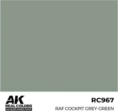 AK-Interactive 2nd Gen Real Colors raf cockpit grey-green, 17ml