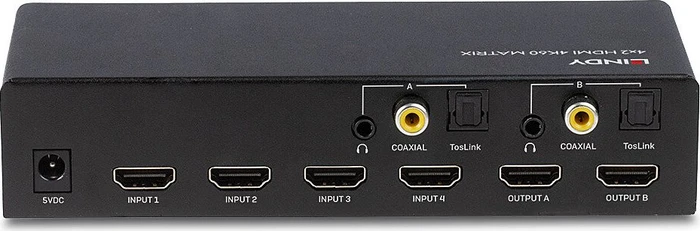 Lindy 4x2 HDMI 2.0 18G Matrix Switch