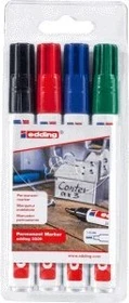 edding 3300 Permanentmarker sortiert, 4er-Set