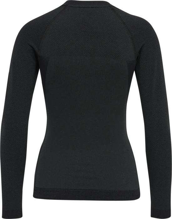 hummel CEA Seamless Tight Funktionsshirt langarm black melange (Damen)