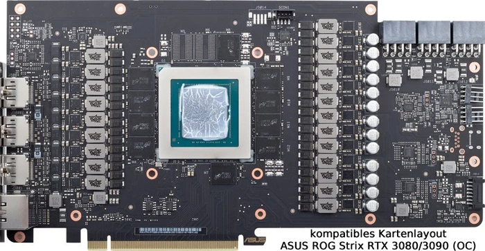 Aqua Computer kryographics NEXT RTX 3080/RTX 3090 Strix, Nickel