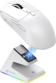 Attack Shark X6 Wireless Gaming Mouse weiß, USB/Bluetooth