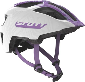 Scott Spunto Junior Kinderhelm white/purple