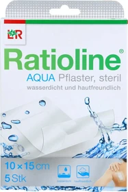 Lohmann & Rauscher Ratioline Aqua Duschpflaster steril, 10 x 15cm,     5 Stück