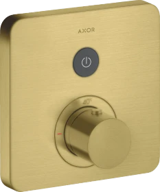 Hansgrohe ShowerSelect Thermostat Unterputz softsquare 1 Verbraucher brushed brass