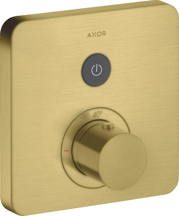 Hansgrohe ShowerSelect Thermostat Unterputz softsquare 1 Verbraucher brushed brass