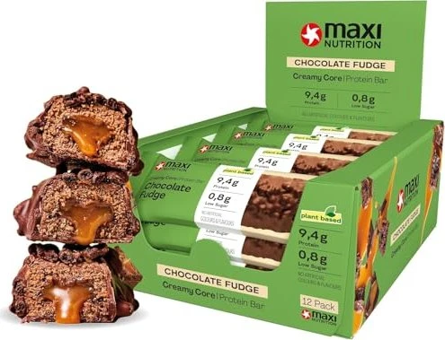 MaxiNutrition Creamy Core Proteinriegel Chocolate Fudge 540g (12x 45g)