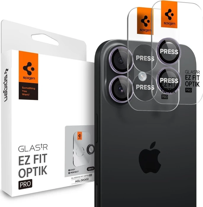 Spigen GLAS.tR EZ Fit Optik Pro Lens Protector für Apple iPhone 17 violett