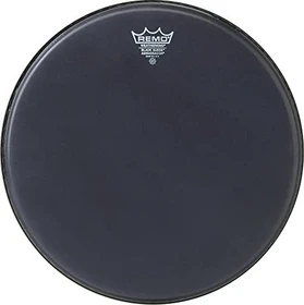 Remo Ambassador Black Suede 18"