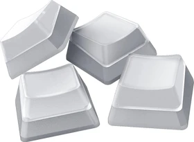 Razer Phantom Pudding Keycap Upgrade Set, Kunststoff (ABS), Mercury White, weiß, 128 Tasten, ISO-UK, ANSI-US