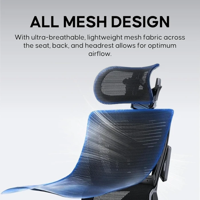 Anda Seat X-Air Mesh Office Gamingstuhl, Space Black, schwarz