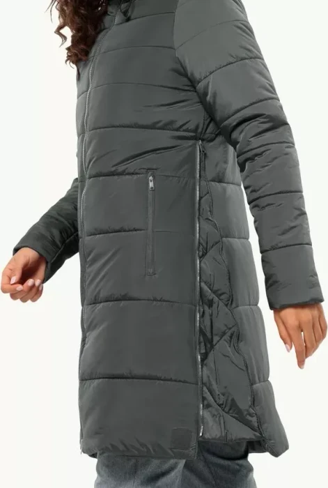 Jack Wolfskin Eisbach Funktionsmantel slate green (Damen)