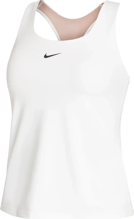 Nike Swoosh Funktionsshirt ärmellos white/stone mauve/black (Damen)
