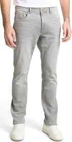Tom Tailor Josh Regular Slim mit Stretch Jeans used light stone grey denim (Herren)