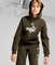 Puma Power Graphic Hoodie dark olive (Junior) Vorschaubild