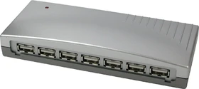 Exsys USB-Hub, 7x USB-A 2.0, USB-B 2.0 [Buchse] (EX-1171)