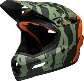 Bell Sanction 2 DLX MIPS Fullface-Helm ravine matte dark green/orange