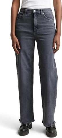 Tom Tailor Linou Wide Jeans used mid stone grey denim (Damen)