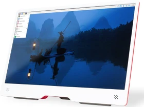 Raspberry Pi Monitor, weiß/rot, 15.6"