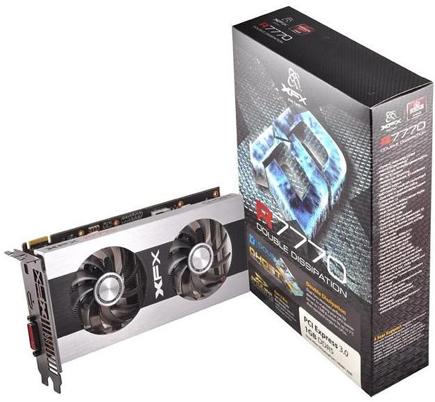 XFX Radeon HD 7770 GHz Edition, 1GB GDDR5, DVI, HDMI, mDP