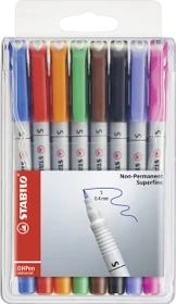 STABILO OHPen universal wasserlöslich S sortiert, 8er-Set