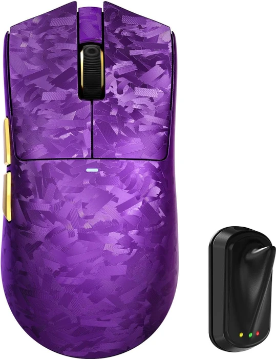 Attack Shark X11 Ultra Carbon Fiber 8KHz Wireless, Forged Purple, USB/Bluetooth