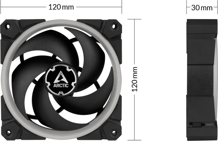 ARCTIC BioniX P120 ARGB, 120mm