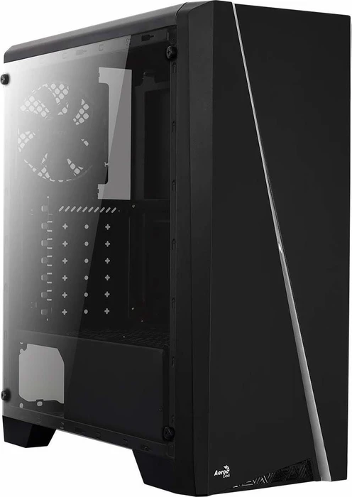 AeroCool Cylon, schwarz, Glasfenster