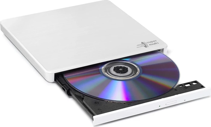 Hitachi-LG Data Storage GP60NS60, SlimLine weiß, USB 2.0