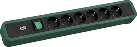 Bachmann Primo 2, 6-fach, Schalter, 2m, grün/schwarz