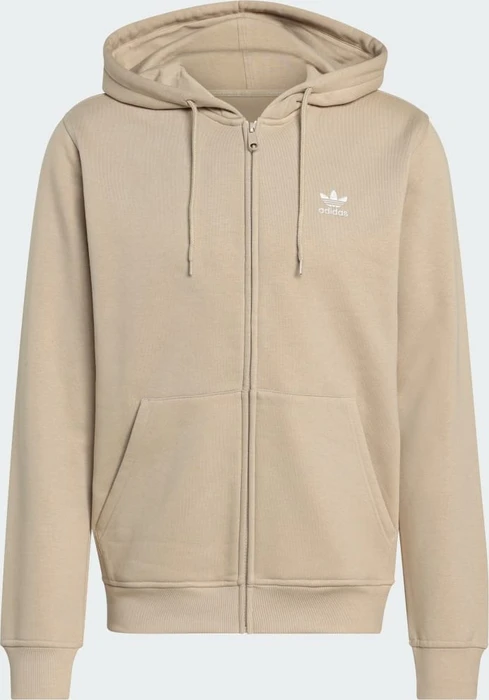 adidas Trefoil Essentials Hoodie stone khaki (Herren)