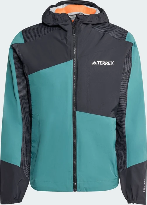 adidas Terrex Xperior Hybrid Rain.RDY Funktionsjacke preloved teal/black/carbon (Herren)