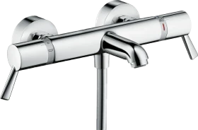 Hansgrohe Talis Ecostat Comfort Care Wannenarmatur mit Thermostat Aufputz chrom
