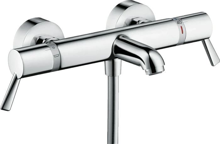 Hansgrohe Talis Ecostat Comfort Care Wannenarmatur mit Thermostat Aufputz chrom