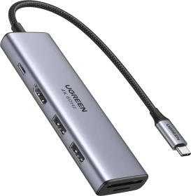 Ugreen 6-in-1 USB-C Hub, USB-C 3.0 [Stecker] (60384)