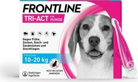 Frontline TRI-ACT für Hunde 10-20kg Lösung zum Auftropfen Einzeldosispipetten, 6 Stück