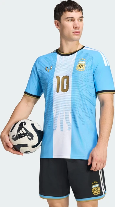 adidas Argentinien Messi 26 Authentic Trikot kurzarm light blue (Herren)