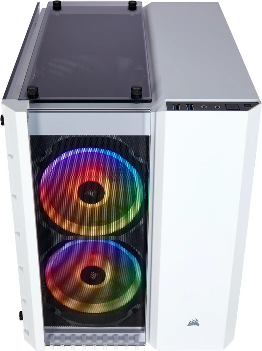 Corsair Crystal Series 280X RGB, weiß, Glasfenster