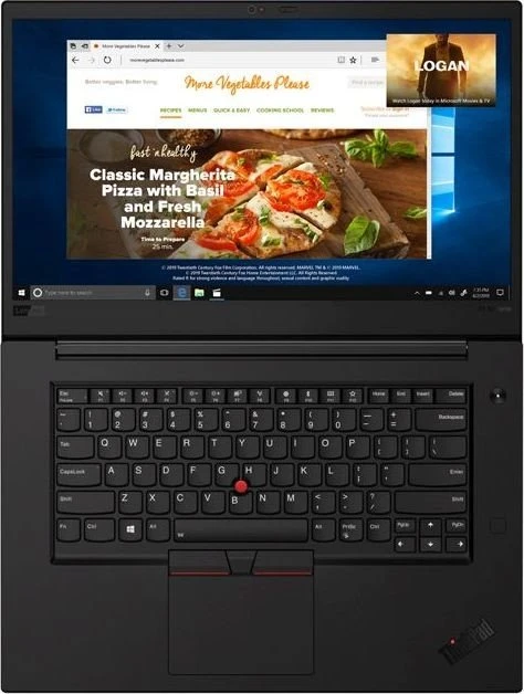 Lenovo ThinkPad X1 Extreme G2, Black Weave, Core i9-9880H, 32GB RAM, 2TB SSD, GeForce GTX 1650 Max-Q, DE