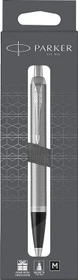 Parker IM Kugelschreiber brushed metal/chrome trim, Blister
